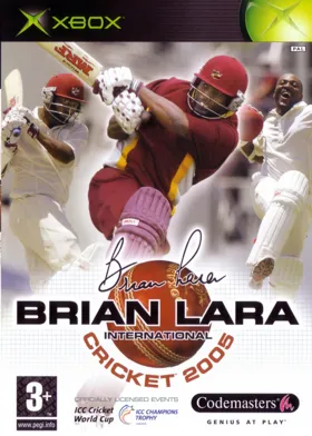 Brian Lara International Cricket 2005 (Europe) box cover front